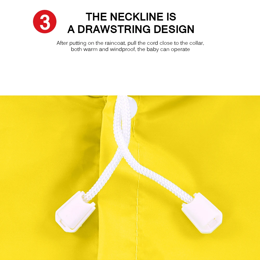 Детское дождевое снаряжение милое детское пончо товары для дома детский