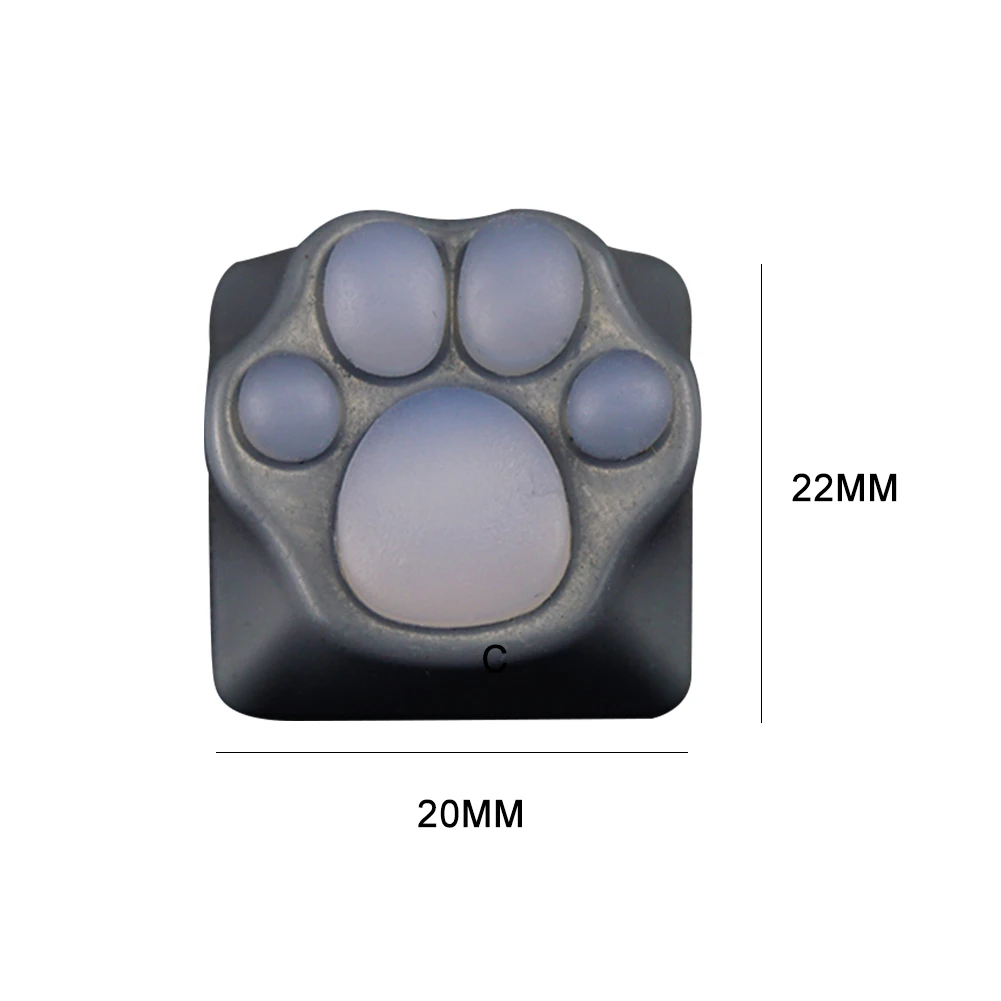 Мягкая силиконовая накладка на клавиатуру в виде кошачьей лапы | Компьютеры и