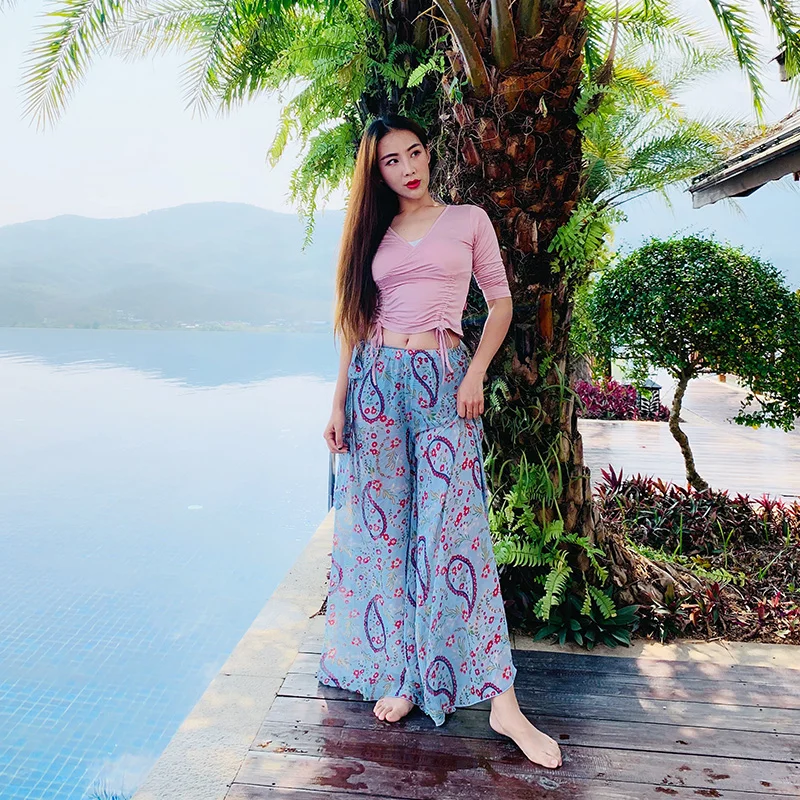 Форма для танца живота костюм из двух предметов открытая кожа дышащая и удобная