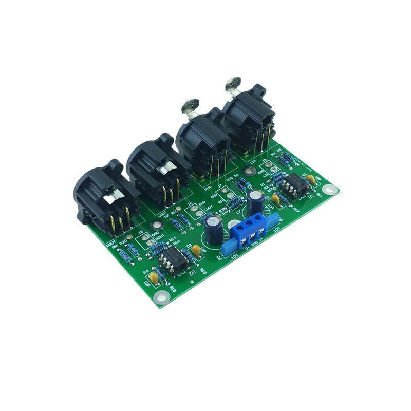 DIY сбалансированная плата предварительного усилителя неравномерная для