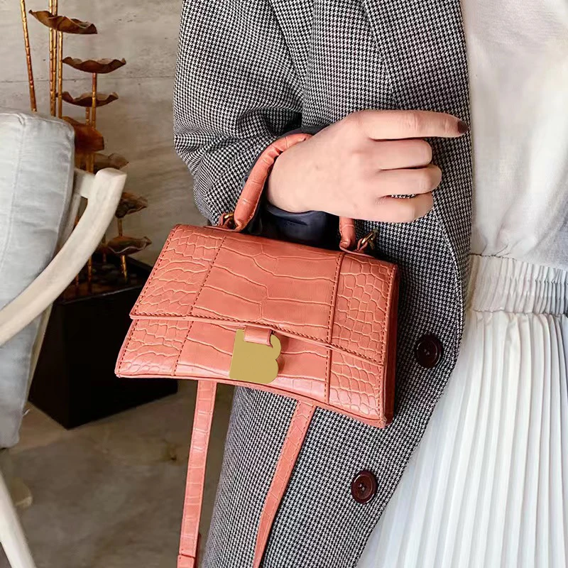 

2021 Summer new fashion exquisite shopping bag retro casual lady handbag shoulder bag female leather solid color handbag shoulde
