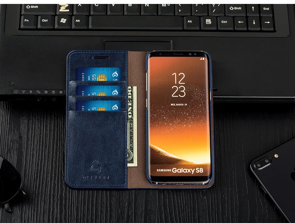 Musubo женский роскошный чехол для Note 9 Note 8 кожаный флип-чехол для samsung Galaxy S10 S9+ S8 Plus S7 Edge кошелек держатель для карт