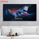 Абстрактная Алмазная картина с поцелуем сделай сам, полноразмерная круглая вышивка, мозаика, декор для гостиной, Прямая поставка JX2372