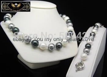 Бесплатная доставка &gt&gt&gt&gt&gt набор из жемчужного ожерелья и браслетов с морской