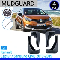 mudguards fit for renault captur samsung qm3 20132019 2014 2015 2017 2018 car accessories mudflap fender auto replacement parts