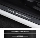 Наклейки на пороги автомобиля для Mitsubishi Lancer Outlander ASX Ralliart Competition Colt Delica Evolution X Galant Pajero