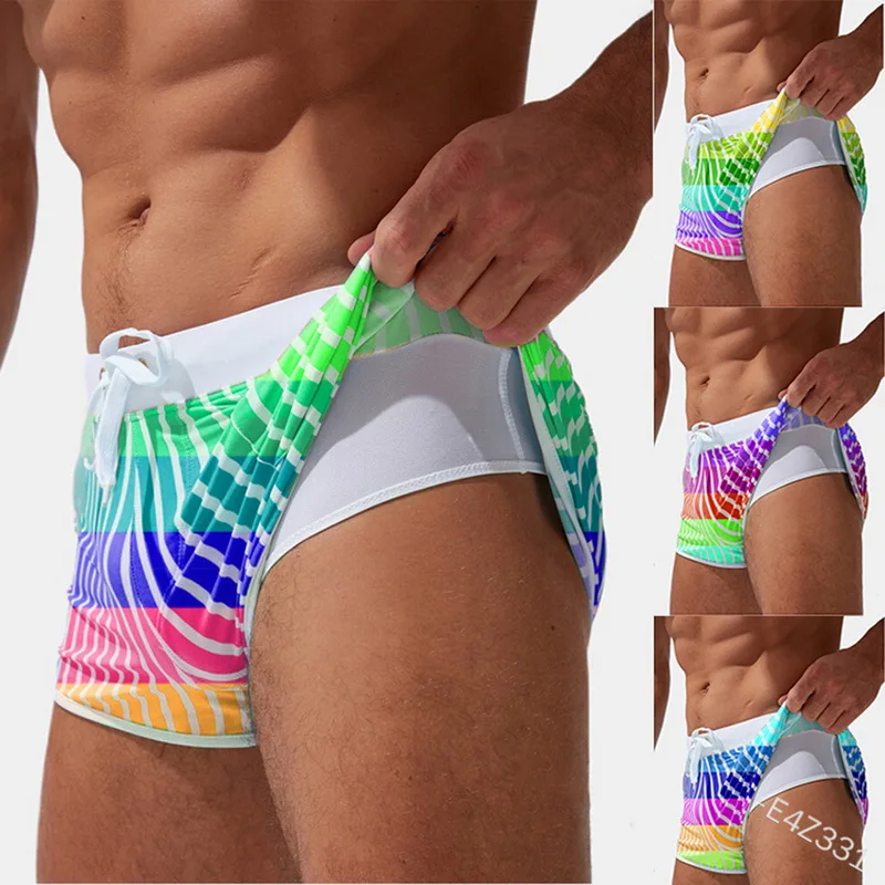 

Puimentiua Summer New Quick Dry Mens Swim Shorts Summer Board Surf Swimwear Beach Short Male Running Gym Man Plus Size Trunks