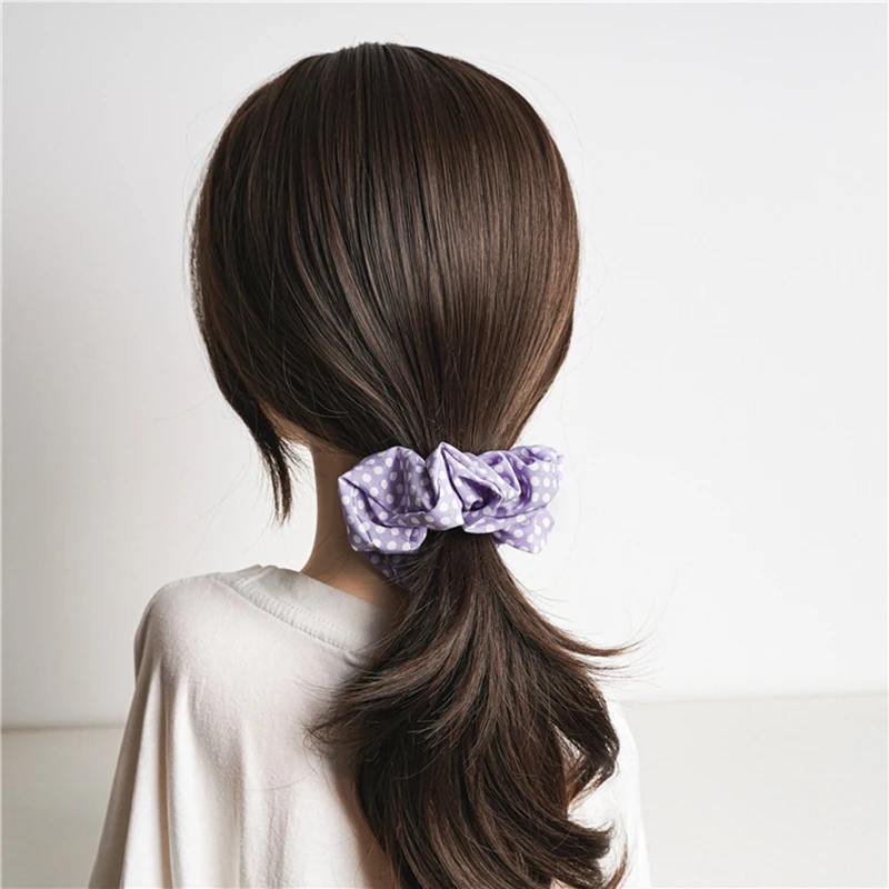 

Fashion Elastic Hair Bands Sweet Scrunchies Hair Ties Ponytail Holders Rubber Band Korean Candy Color Hair Rope Hair Accessories