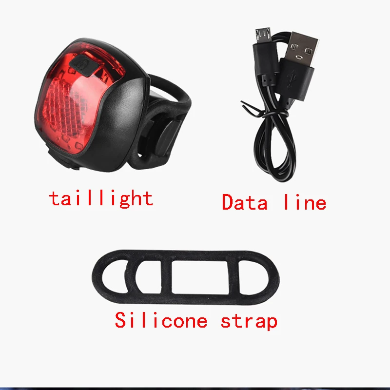 

Bicycle Taillight USB Charging LED Warning Light Night Riding Bicycle Road Taillight Mountain Bike Riding Taillight