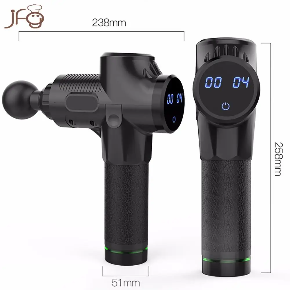 Muscle Massage Gun Deep Tissue Massager Therapy Exercising Pain Relief Body Shaping LED | Дом и сад