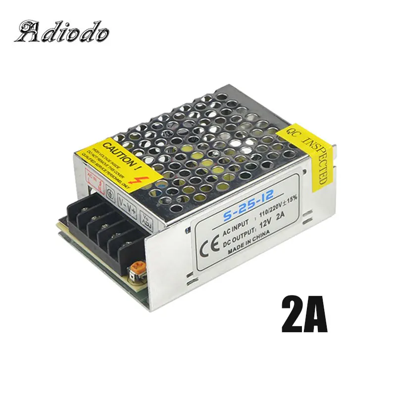 1A 2A 3A 5A 10A DC12V переключатель питания Светодиодные полосы света Светодиодная лента