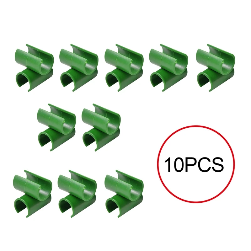 

10/50/100pcs Plastic Plant Support Fixed Cross Clip Garden Plant Grafting Stakes H58C