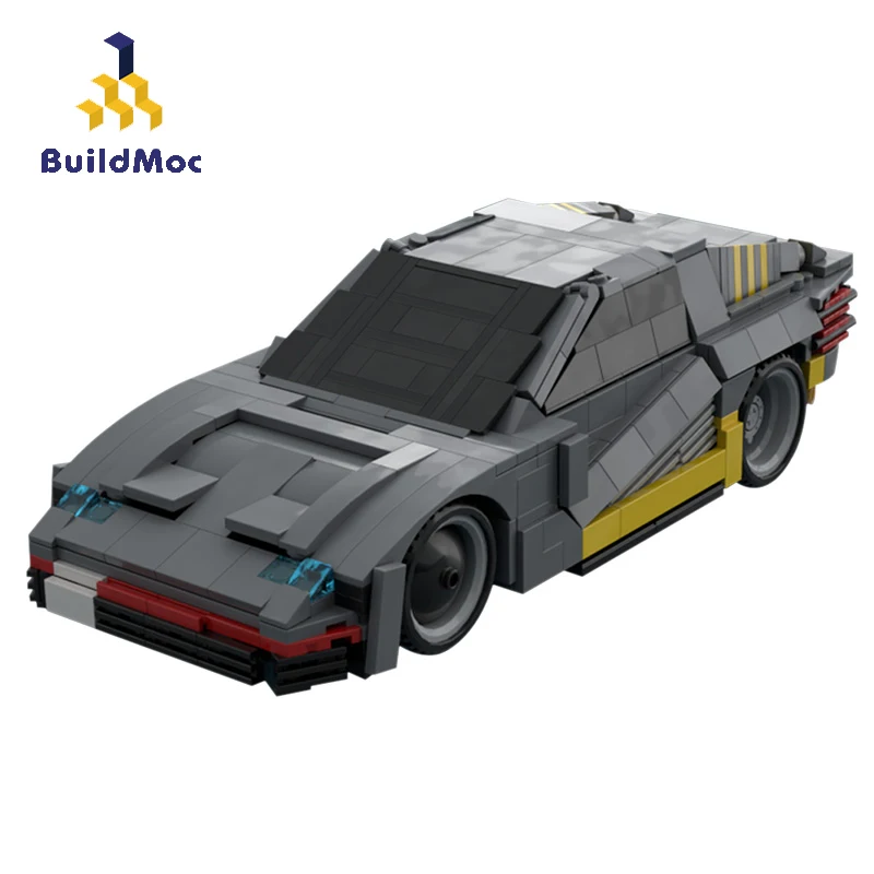 

BuildMoc Technical Car MOC Game Supercar Speed Champions Roadster Vehicle Building Blocks Technician Sport Car Toys For Children