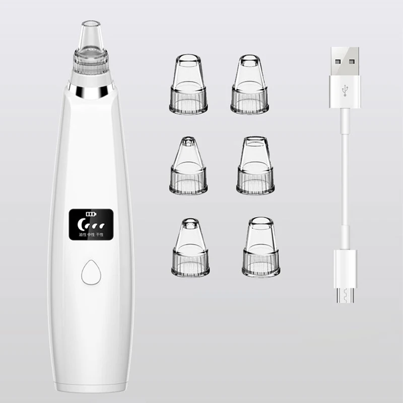 

Facial Diamond Dermabrasion Vacuum Cleaner Black Dot Pore Suction Acne Pimple Removal Black Head Extractor Skin Care Tool Beauty