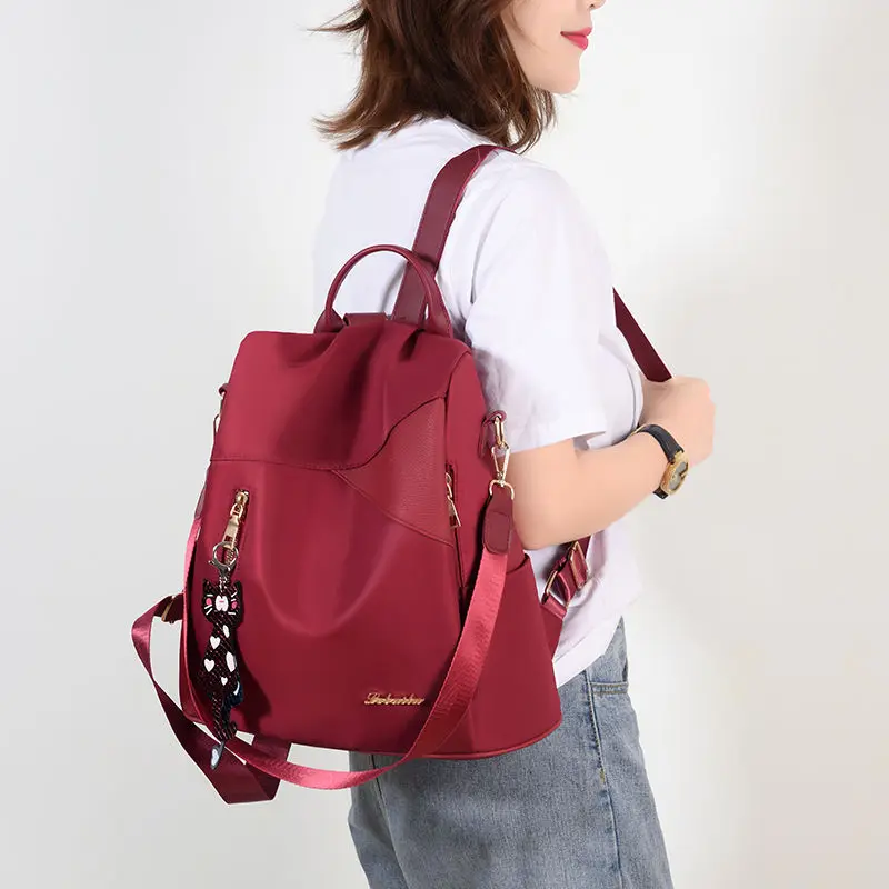 

Oxford cloth backpack for women in 2021 new fashion all-around canvas women's backpack large volume bag small bag