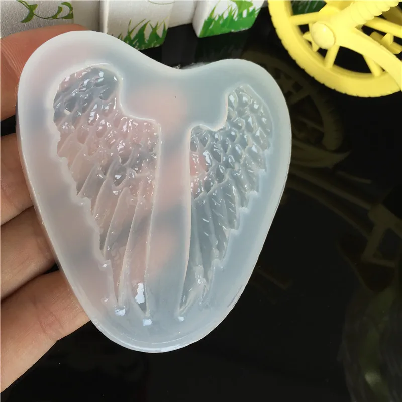 1 шт. силиконовая форма для украшений из уф смолы в форме крыльев Ангела |