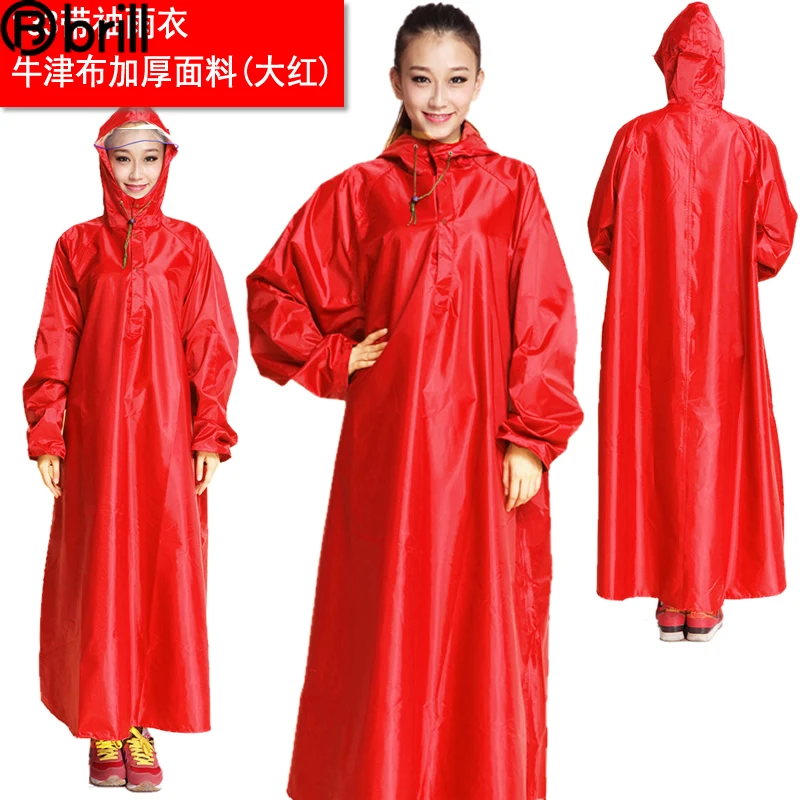 

Waterproof Scooter Nylon Raincoat Jacket Plastic Overall Raincoat Lightweight Outdoor Chuvasquero Ciclismo Poncho Women Hiking