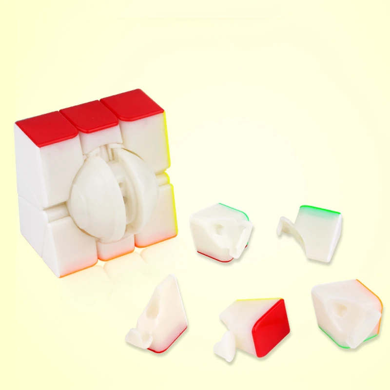 YUXIN магический Профессиональный Магнитный куб SQ1 без наклеек скоростной