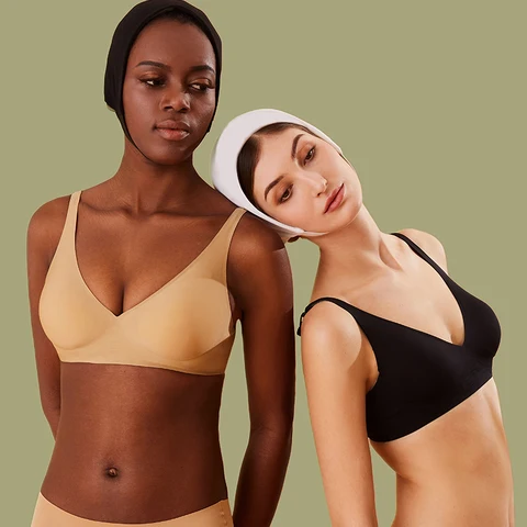 Women Latex Bra Seamless Underwear Sexy Brassieres Woman's Wireless Bras Soft Female Intimates Lingerie Plus Size Bralette S-XL
