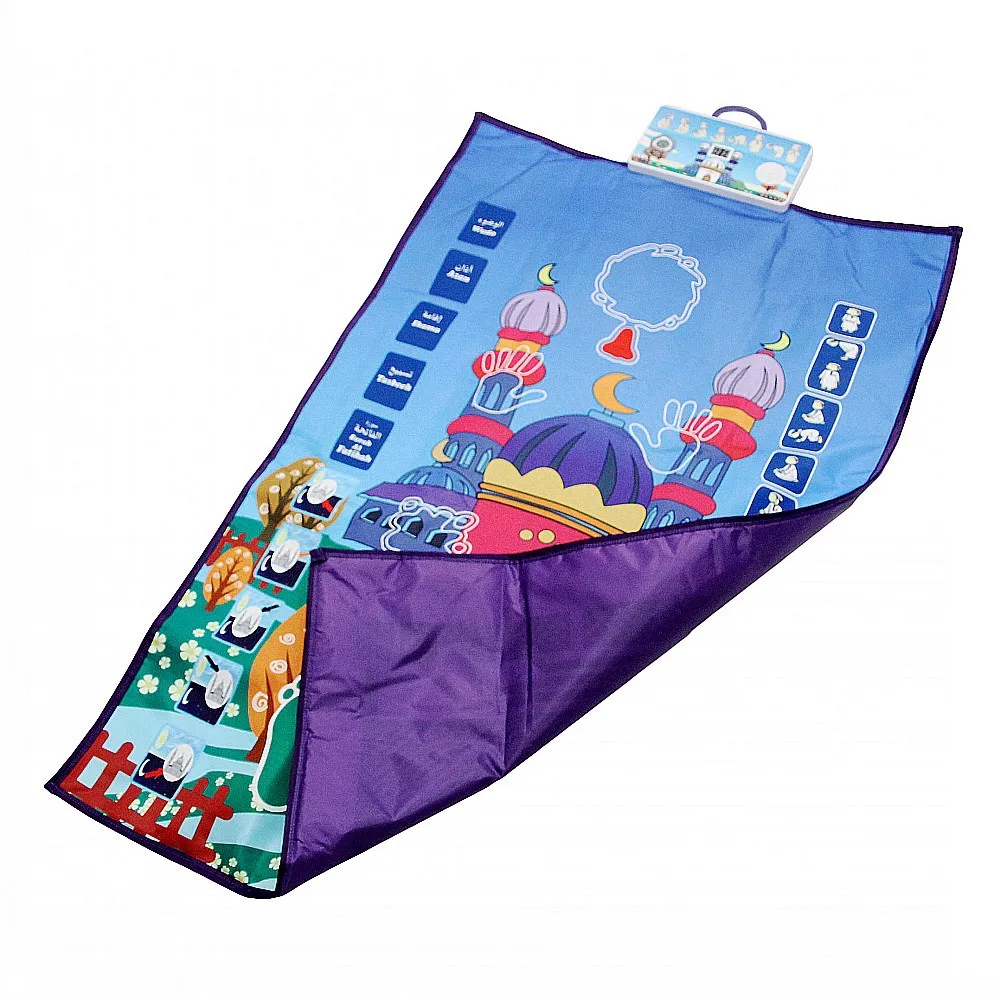 

Лидер продаж, Детский обучающий молитвенный коврик, исламский мусульманский электронный интерактивный молитвенный коврик, ковер для покло...