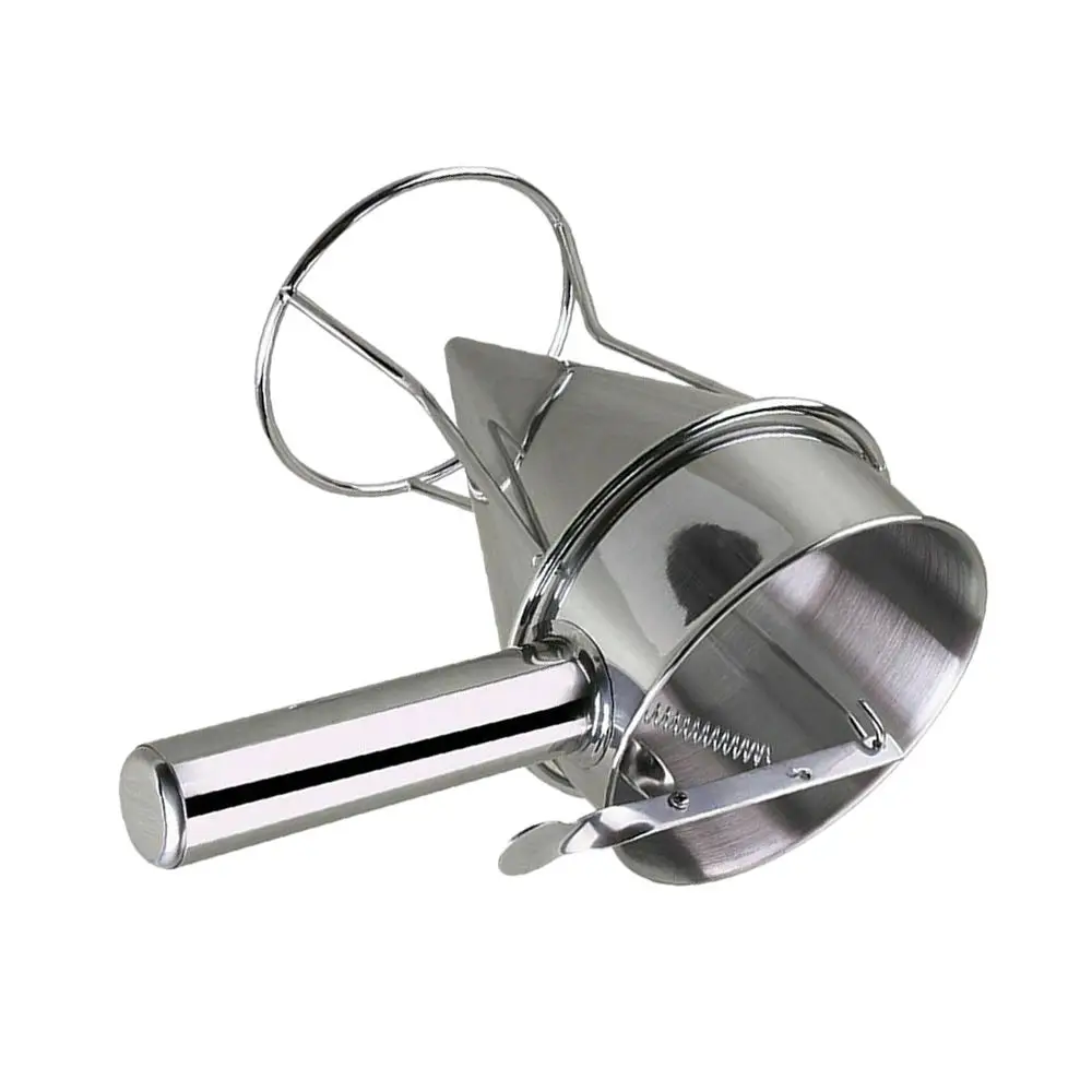 

1 Pcs Stainless Steel Funnel Cooking Fish Meatball Making Breakfast Cake Dispenser With Rack Household Kitchen Supplies Tool