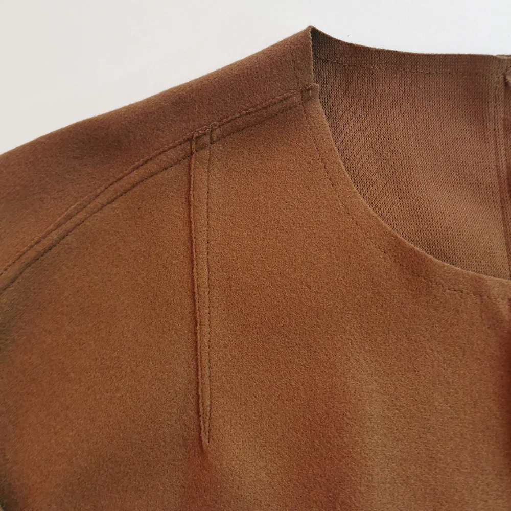 

Overcoat Women 2021 Spring Casual Long Coats Loose Solid Color Outwear Fashion Warmness Autumn Oversized Female Overcoats