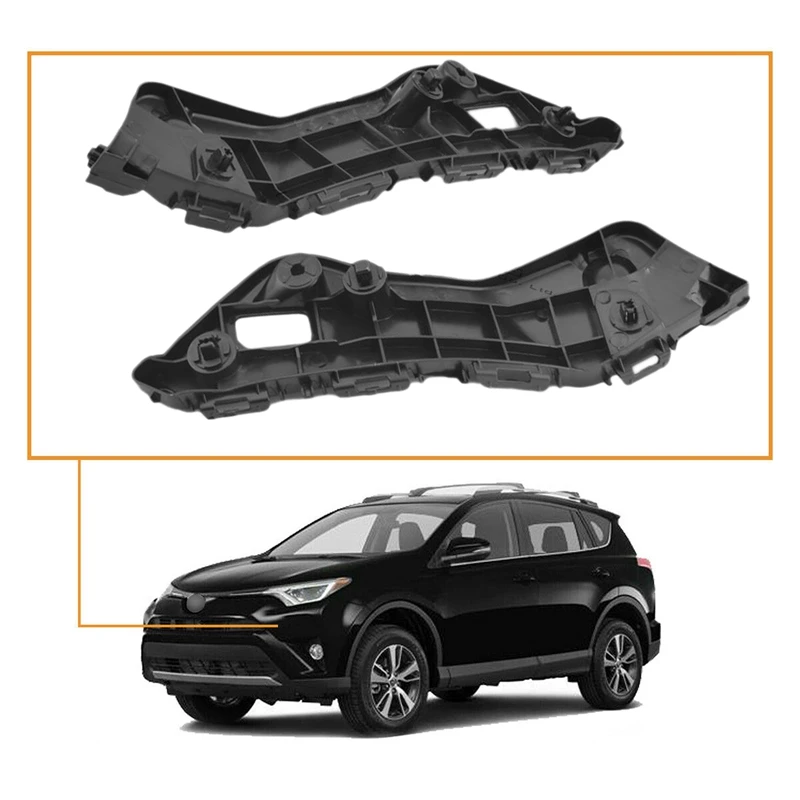 Автомобильный передний кронштейны для бампера фиксаторы Toyota RAV4 13-19 52536-0R040 52535-0R040 |