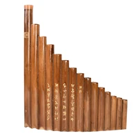 15 pipes pan flute g key wood pan pipes woodwind instrument folk music traditional musical instrument pan flute left hand