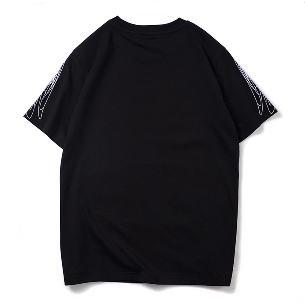 Футболка мужская хлопковая с коротким рукавом и принтом Крыльев Орла | Мужская