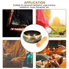 Металлическая Поющая чаша непальский Будда ручной работы звуковая чаша Йога Медитация чаша тибетская бронзовая колокольчик Поющая чаша Страйкер