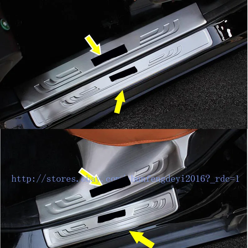 

For Honda CRV CR-V 2012-2016 Car Accessories Door Sill Scuff Plate Protector Trim