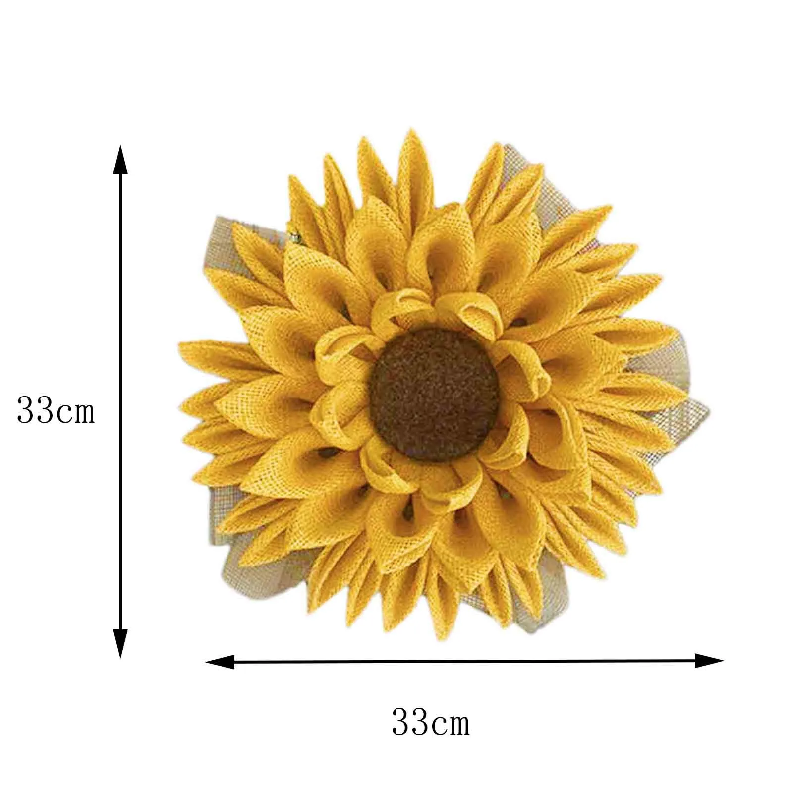 

Simulation Bee Sunflower Wreath Artificial Garland Hanging Wedding Pendants Artificial Garland Hanging Pendants Wedding Decor