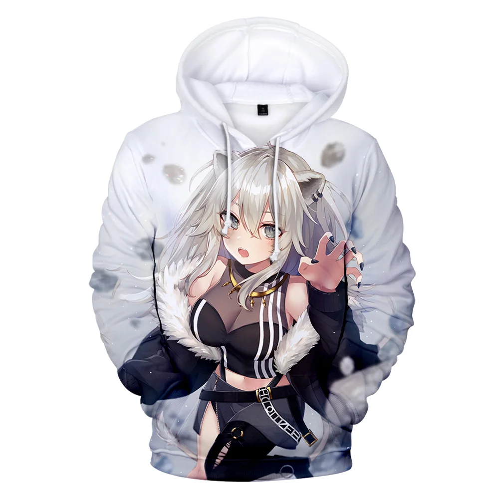 

Новинка креативная Толстовка HOLOLIVE VTuber Shishiro Botan с 3D принтом Модная молодежная кавайная Женская/Мужская пуловер Kawaii детские толстовки