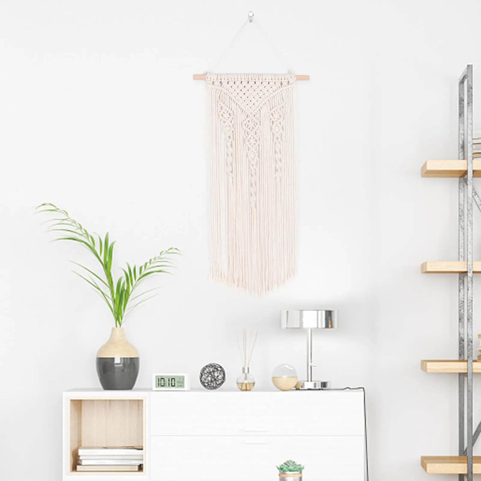 

Chic Woven Macrame Boho Tassel Wall Hanging Knitted Tapestry for Apartment Party Decor