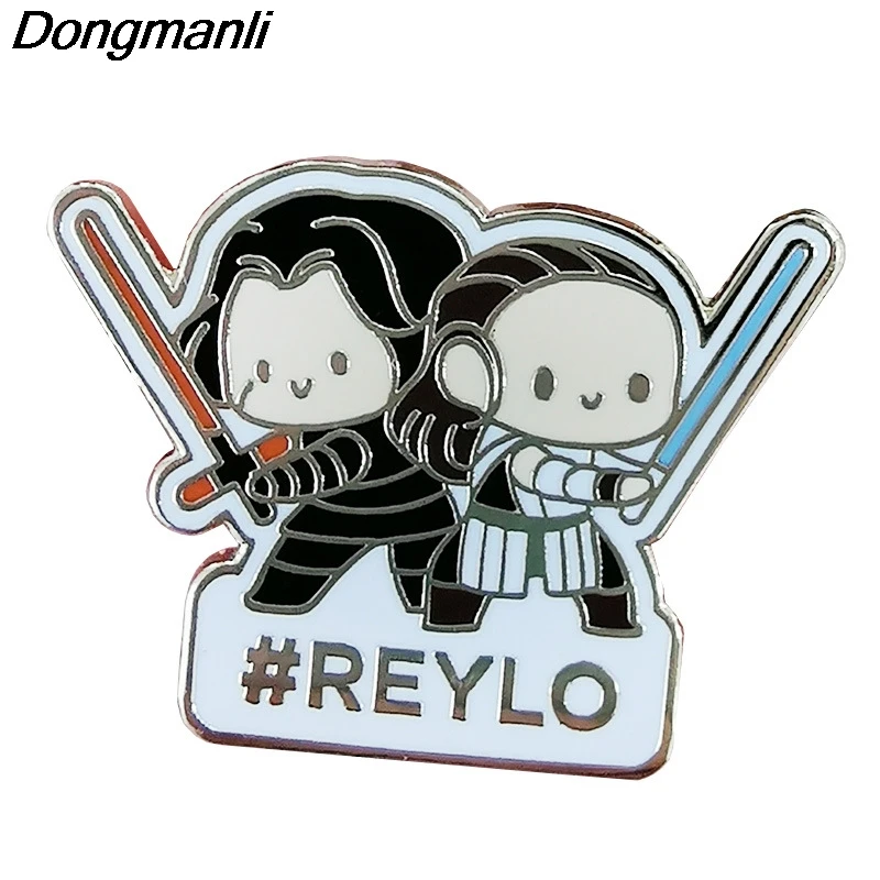 

LT343 Reylo Collection Movie Enamel Pin Brooches Badge Bag Clothes Lapel Woman Men Jewelry Gift