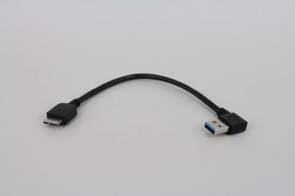 30cm 90 degree right angled Micro B USB 3.0 Data Sync Charging Short Cable for USB3.0 Mobile hard disk | Электроника