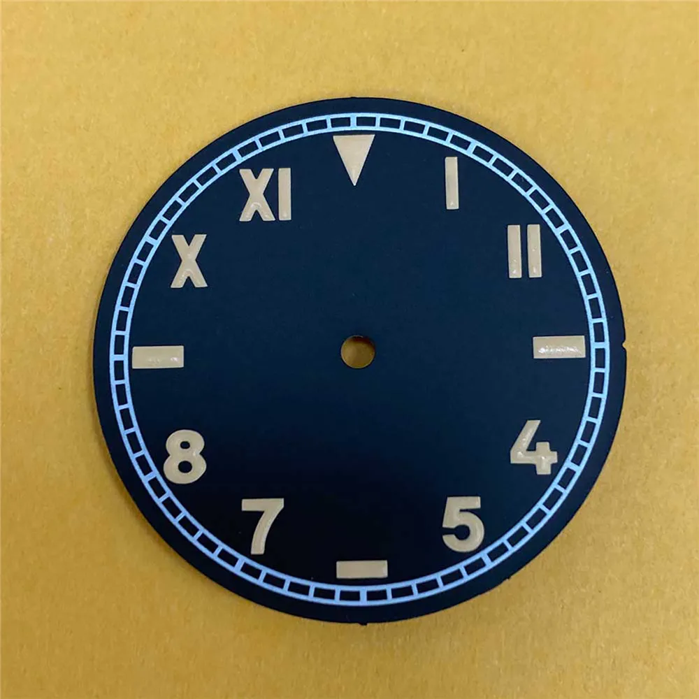 

35mm Watch Dial Green Luminous Dial for NH35/NH36/4R/7S Movement Watch Dial