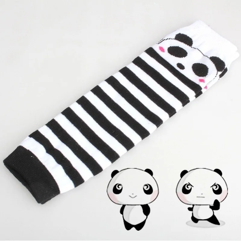as pic Kawaii/Детские леггинсы с рисунком панды; гетры для малышей; защита для ползания - Цвет: as pic