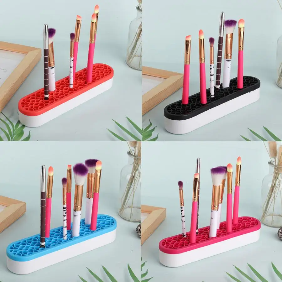 Портативный Косметика Кисть для ногтей ручка ящик хранения инструментов стенд