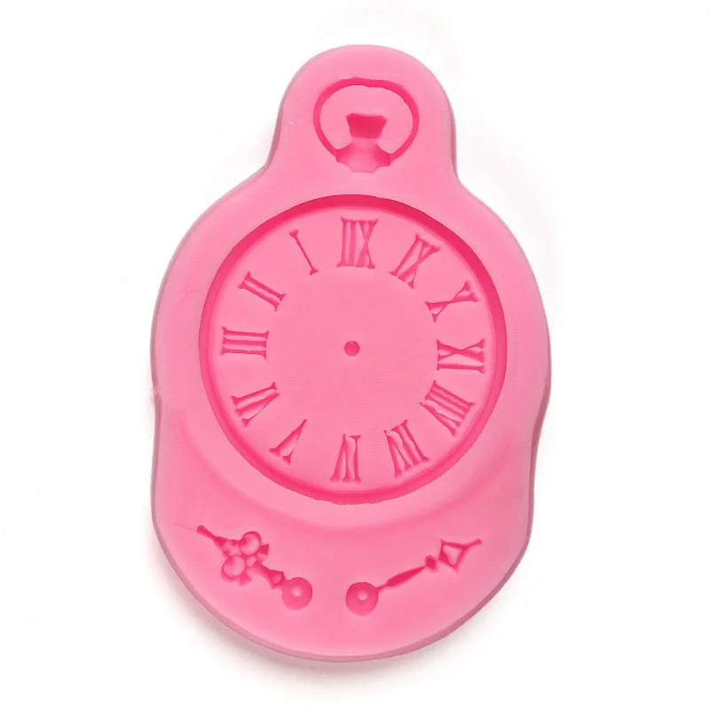 3D DIY Fondant Silicone Mold Clock Watch Cake Decorating Tool Sugar Craft Chocolate | Дом и сад