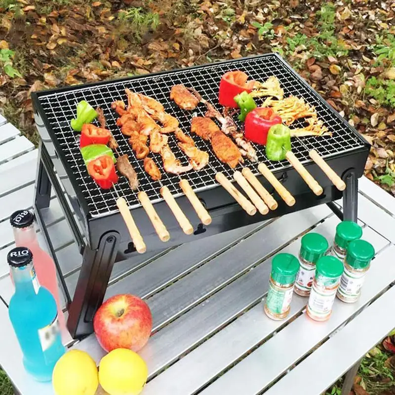 Asador решетка для барбекю на открытом воздухе кухни портативное углеродный уголь