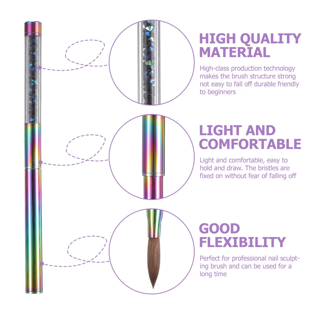

1Pc Manicure Pen Brush Nail Art Drawing Pen Carving Plotting Brush Tool Pen