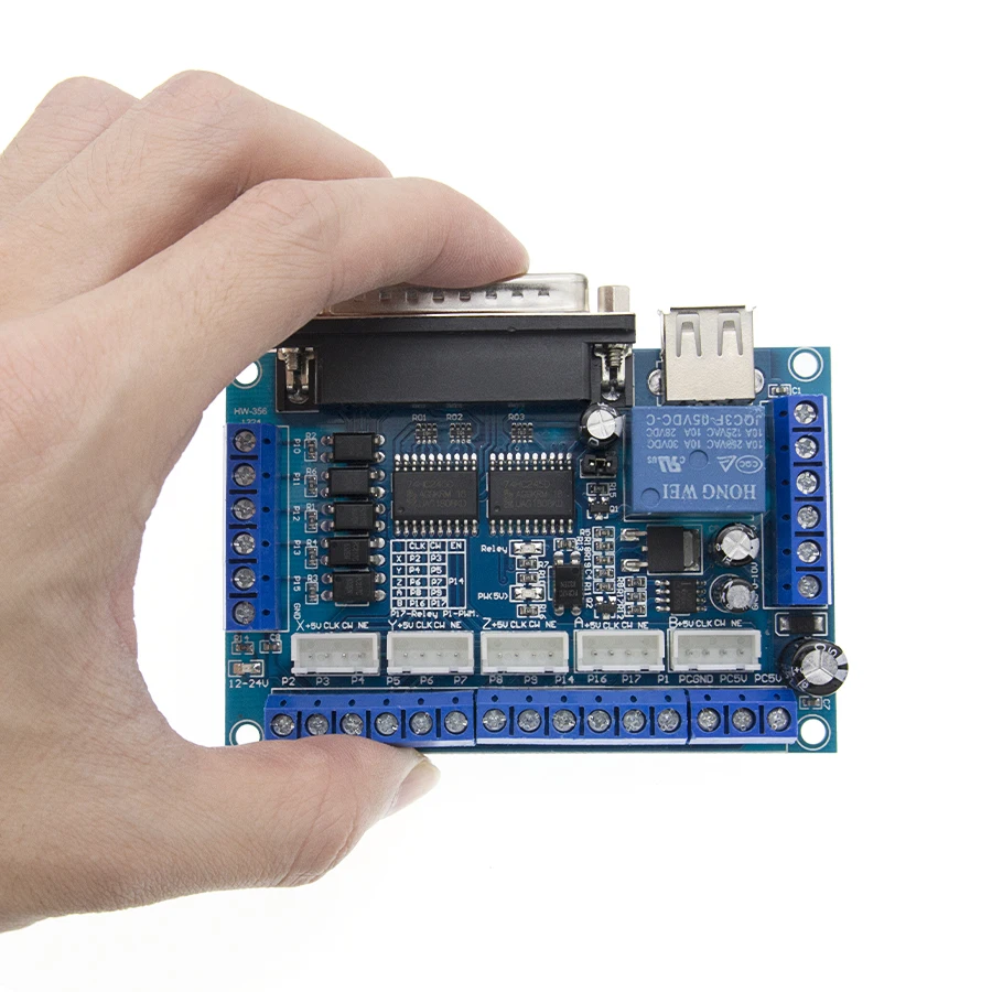 5 осевая печатная плата с ЧПУ оптическим соединителем для шагового двигателя