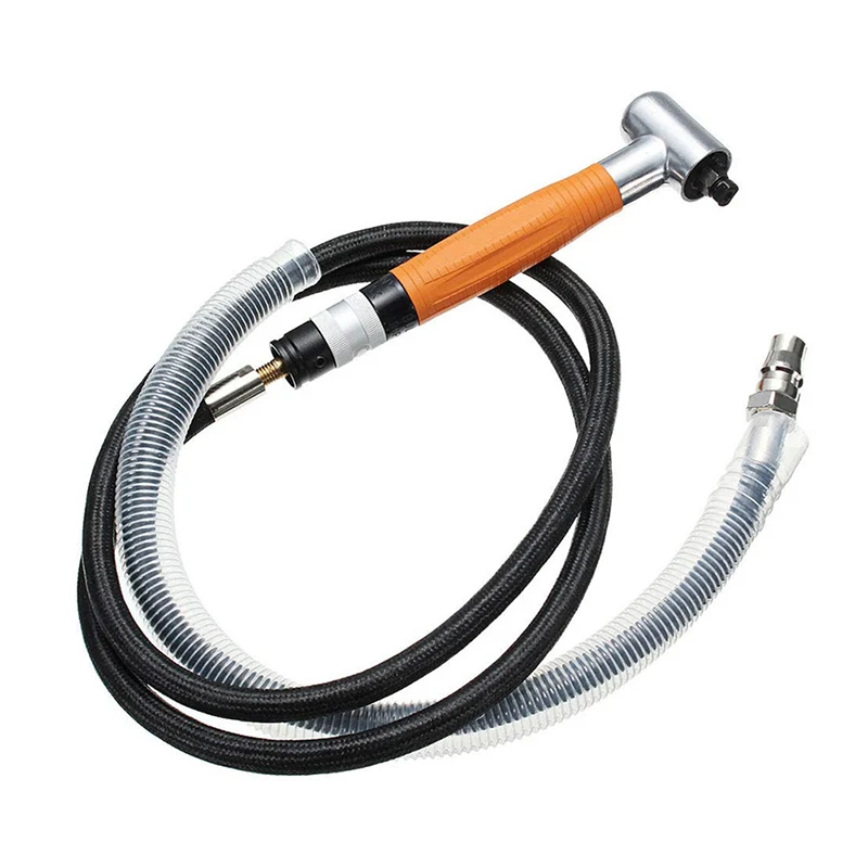 

90 Degree 3mm Pneumatic Angle Air Micro Die Grinder Pencil Style Polisher Tool Accessories Kit KSI999