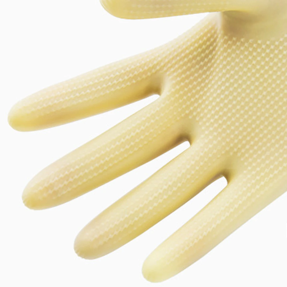 

38/45cm Kitchen Clean Gloves Waterproof Long Sleeve Gloves Rubber Latex Gloves for Dishewashing Home Accessories