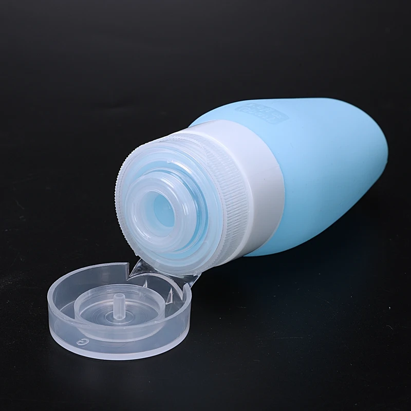 Силиконовая бутылка пресс для шампуня геля душа 60 мл|Многоразовые бутылки| |