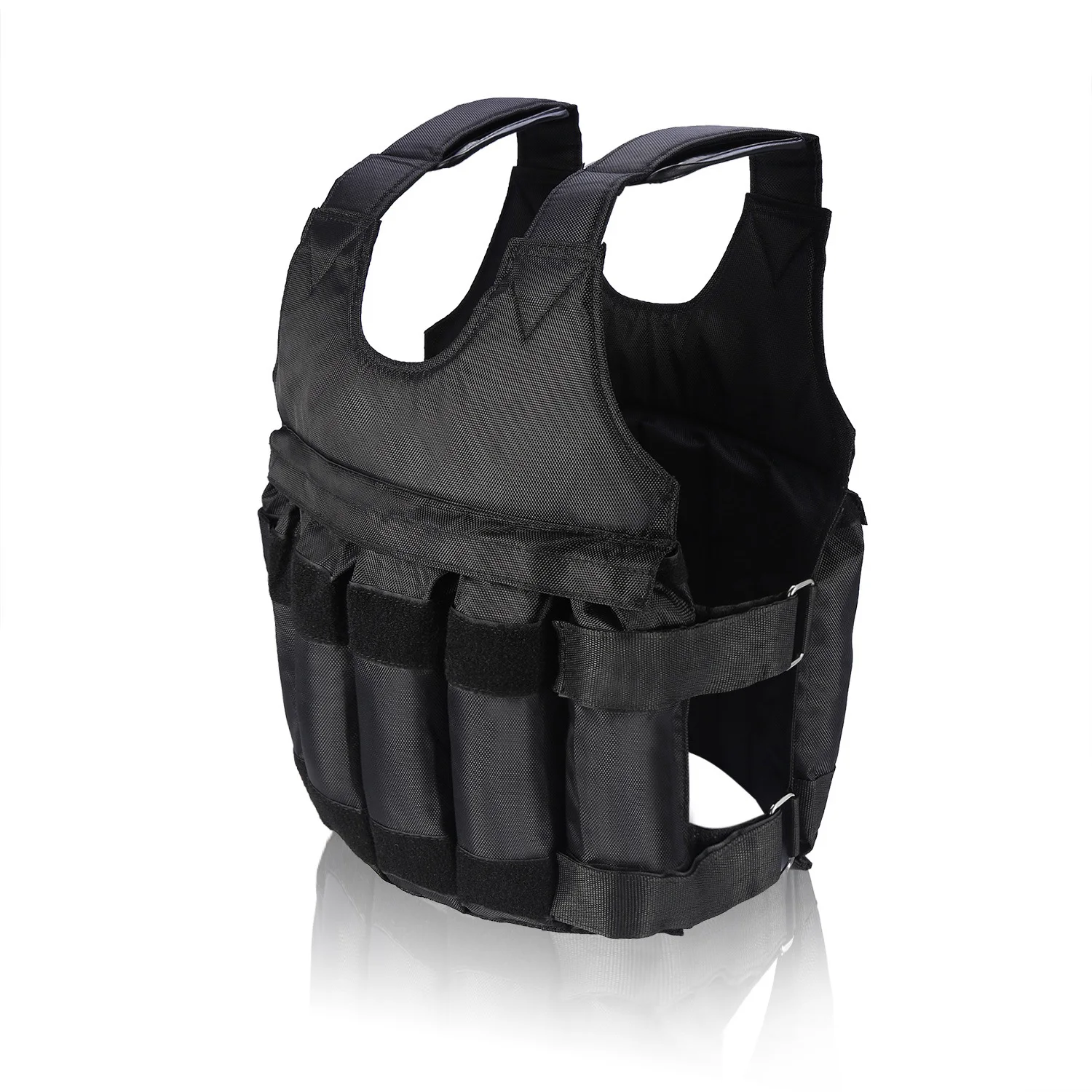 

20kg/50kg Loading Weighted Vest For Boxing Training Workout Fitness Equipment Adjustable Waistcoat Jacket Sand Clothing