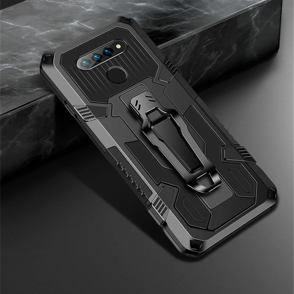 

Shockproof Armor Case For LG Stylo 6 Aristro 5 Pro K31 K41S K51 K51S K61 Stylo6 Rugged Hybrid Stand Back Cover Funda