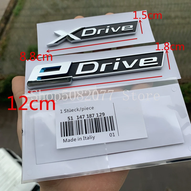 Для BMW New XDrive EDrive SDrive Old XDRIVE крыло багажник эмблема значок X1 X3 X4 X5 X6 X7 Стайлинг