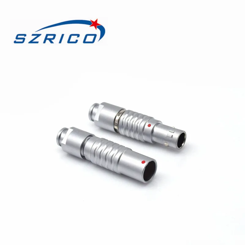 

M9 Metal wire Connector FGG PHG 0B 2 3 4 5 6 7 9 pin male plug Free Socket Military Fast Push Pull Connector
